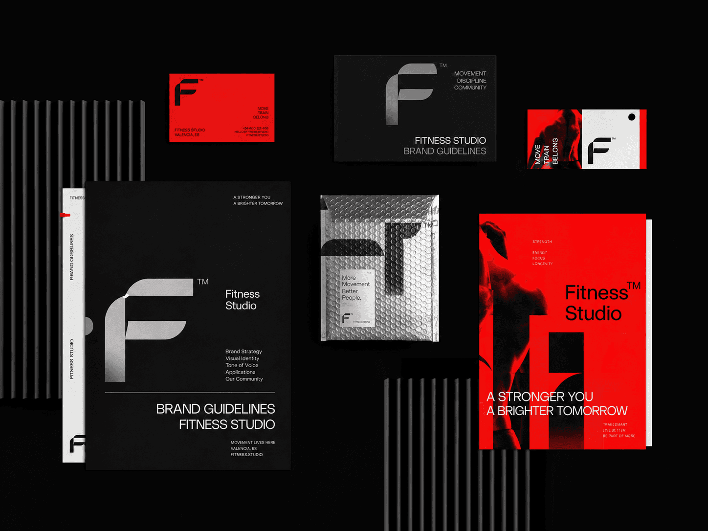 Identidad de marca para un estudio de fitness